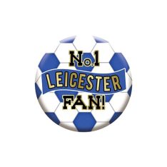 No. 1 Leicester Fan Football Badge