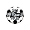 No. 1 Newcastle Fan Football Badge