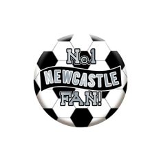 No. 1 Newcastle Fan Football Badge