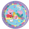 Peppa Pig Made with Love Round Paper Plates 23cm - Pack of 8