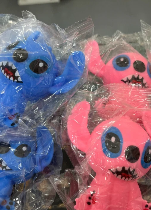 NeeDoh Pink Stitch Stress Relief Toy - (Pack of 1) - Image 2