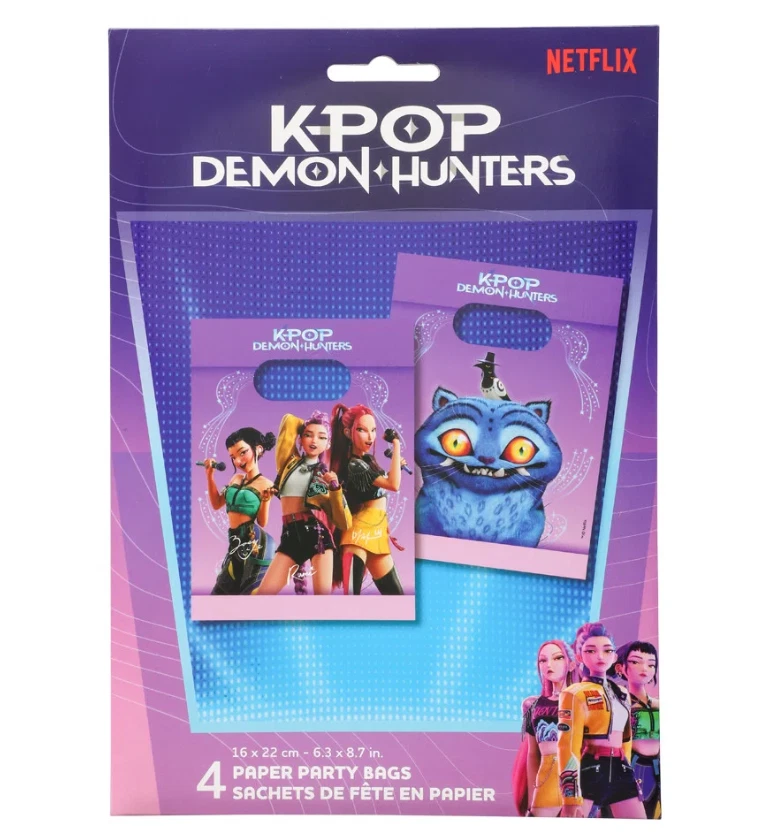 K-Pop Demon Hunters Party bags, set of 4 - Image 2