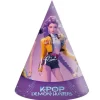 K-Pop Demon Hunters Paper Party Hats - Pack of 6