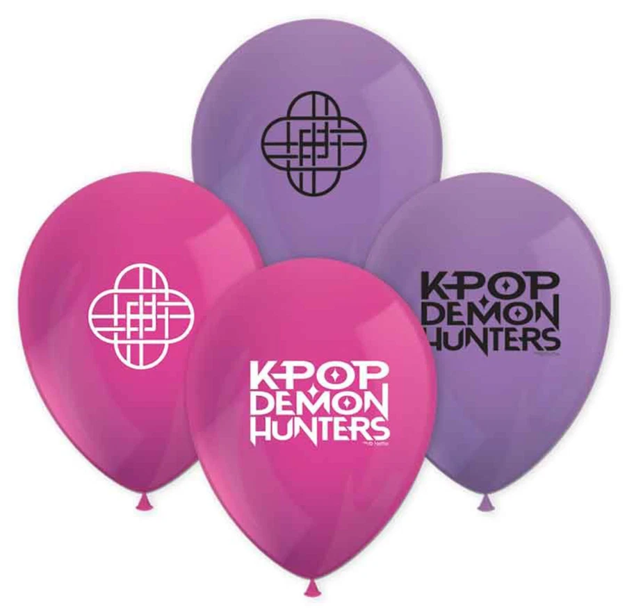 K-Pop Demon Hunters Latex Balloons 28cm / 11 in – Pack of 8