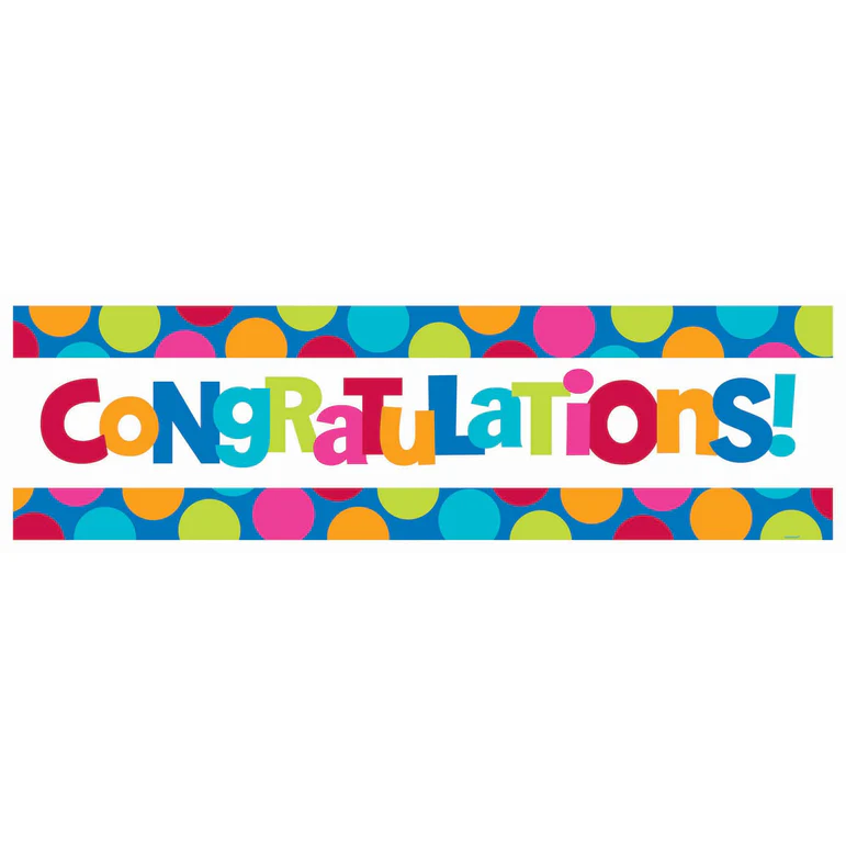 Congrats Giant Sign Banner