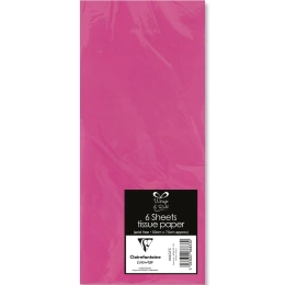 Fuchsia Pink Tissue Paper Pack – 6 Sheets