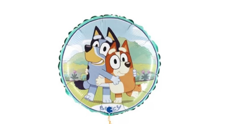 Bluey and Bingo Round Foil Helium Balloon 46cm / 18 in