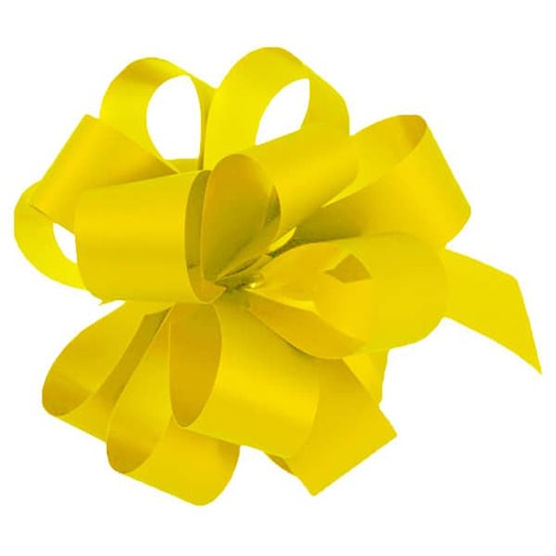 Yellow Pull Bow