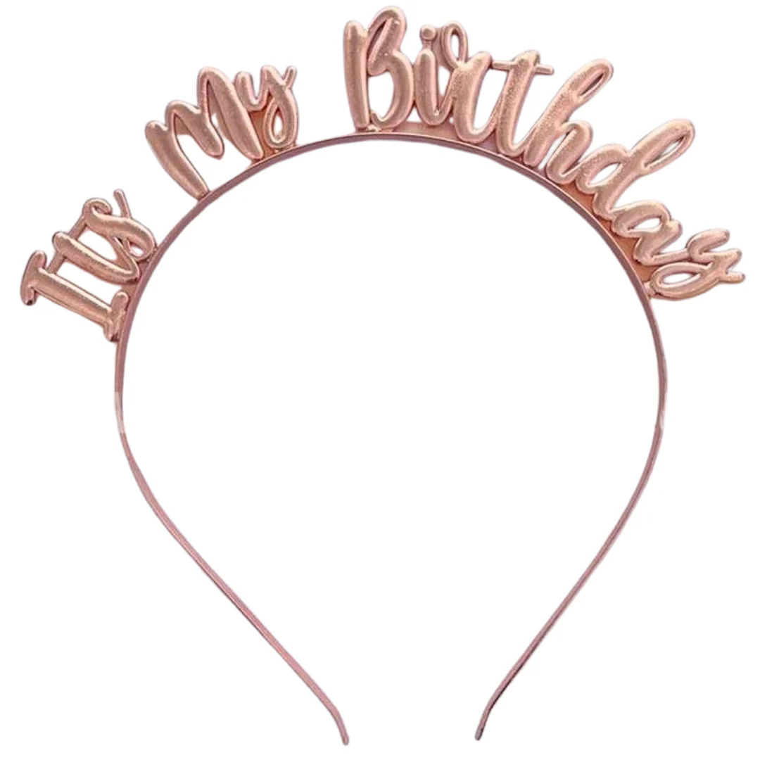 Rose Gold ‘It’s My Birthday’ Headband