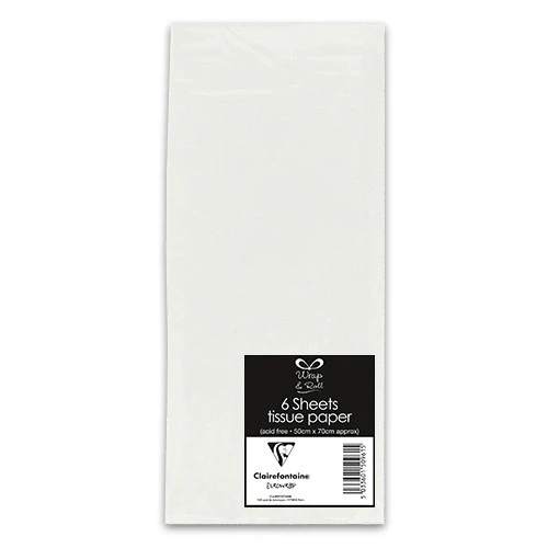 White Tissue Paper Pack – 6 Sheets