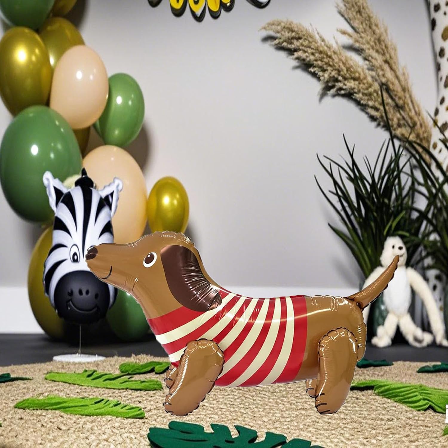 3D Balloon Dog, Foil Balloon Animal, Dachshund Decoration for Children - Image 3