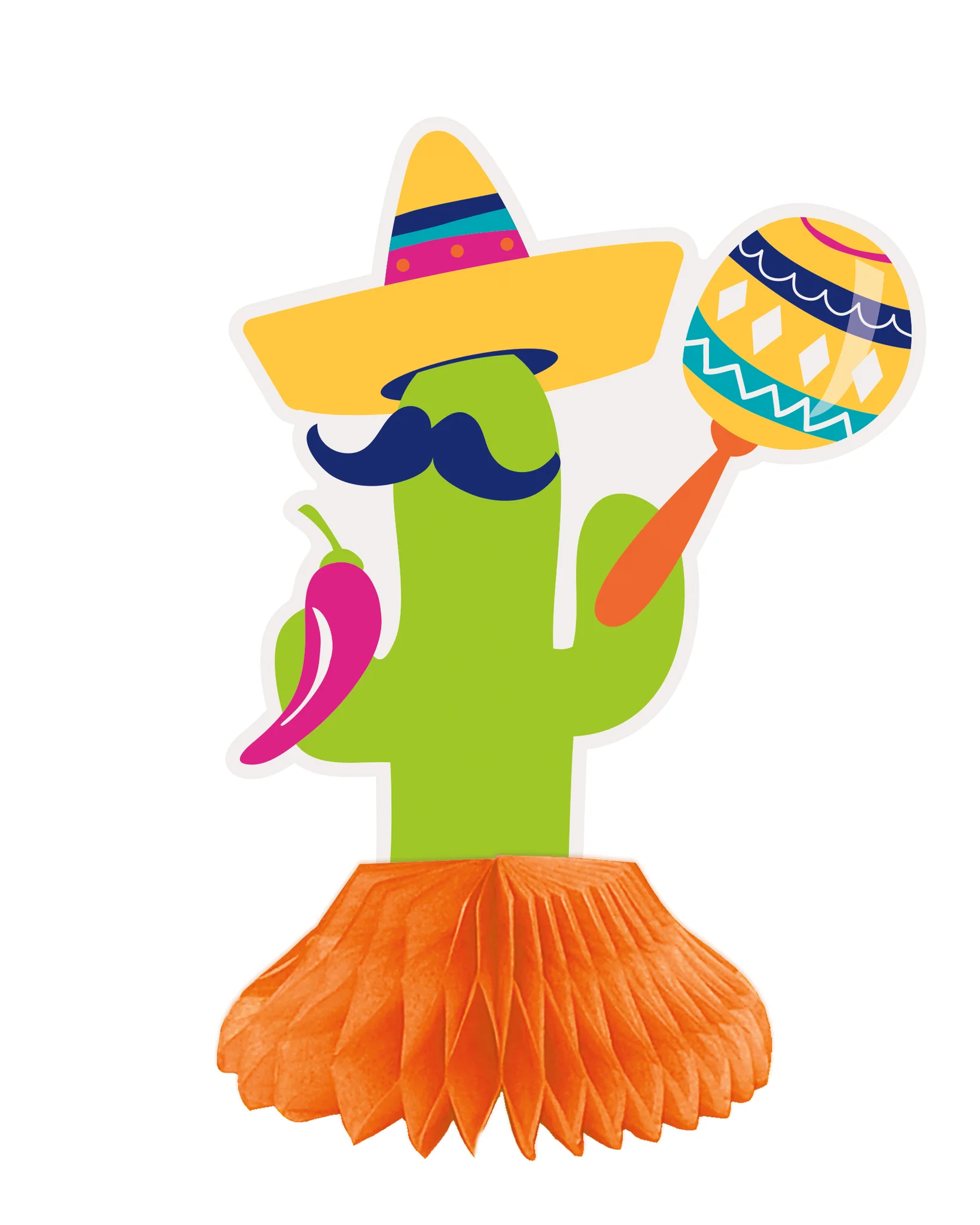 Boho Fiesta Mini Honeycomb Centerpieces - Image 2