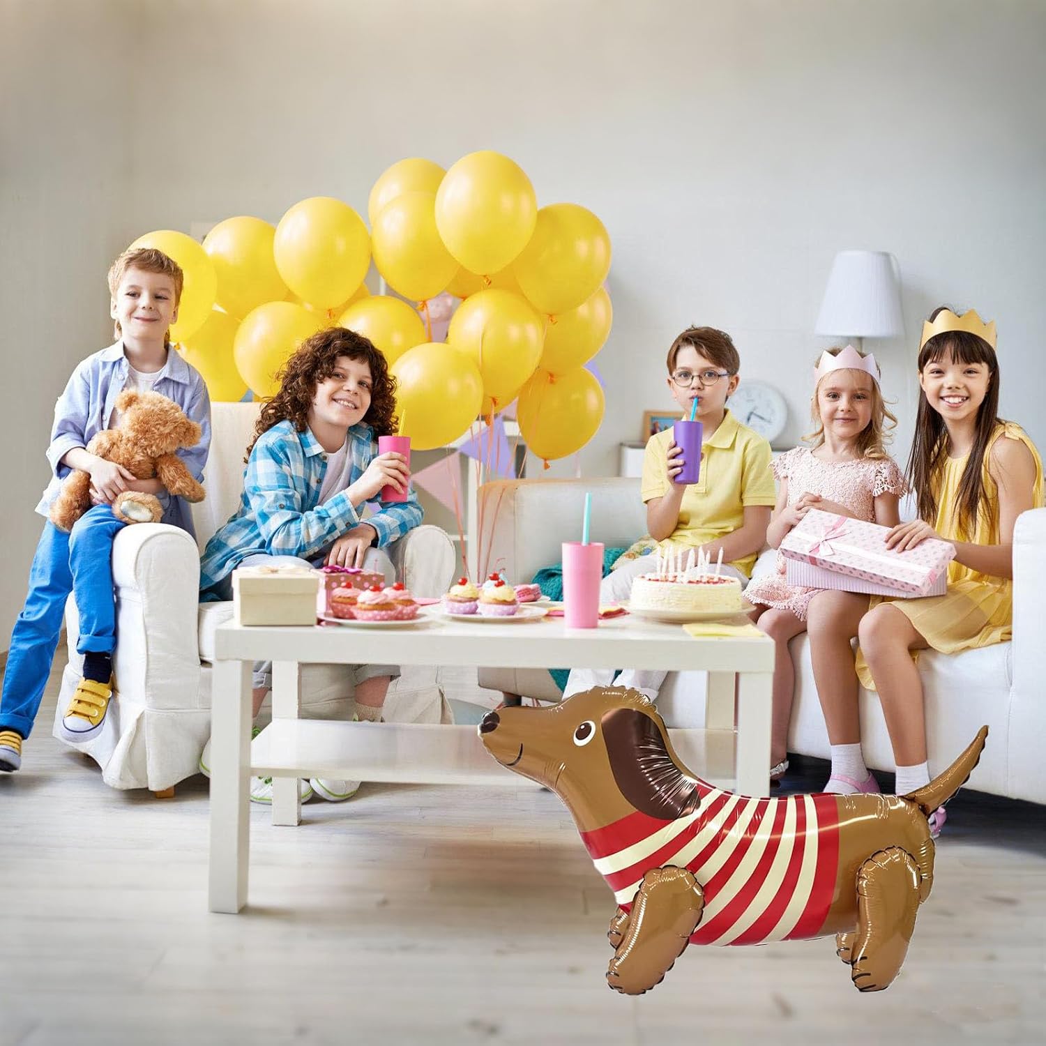 3D Balloon Dog, Foil Balloon Animal, Dachshund Decoration for Children - Image 5