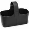 PU Leather Storage Basket with Carry Handle