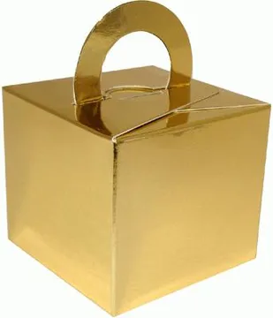 Golden Paper Favour Gift Box