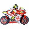 38" Super Shape Moto GP Red Foil Balloon