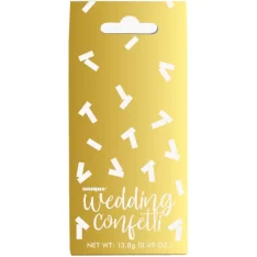 Biodegradable Wedding Confetti in Gold Box