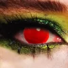 Blind Red Halloween Colored Contact Lenses