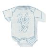 Blue Baby Boy Babygrow Luncheon Paper Napkins