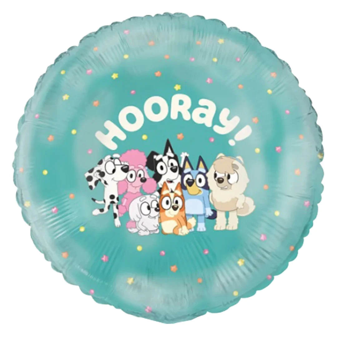 Bluey and Bingo Round Foil Helium Balloon 46cm / 18 in