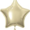 20" Foil Star Shaped Balloon - Champagne Gold Colour