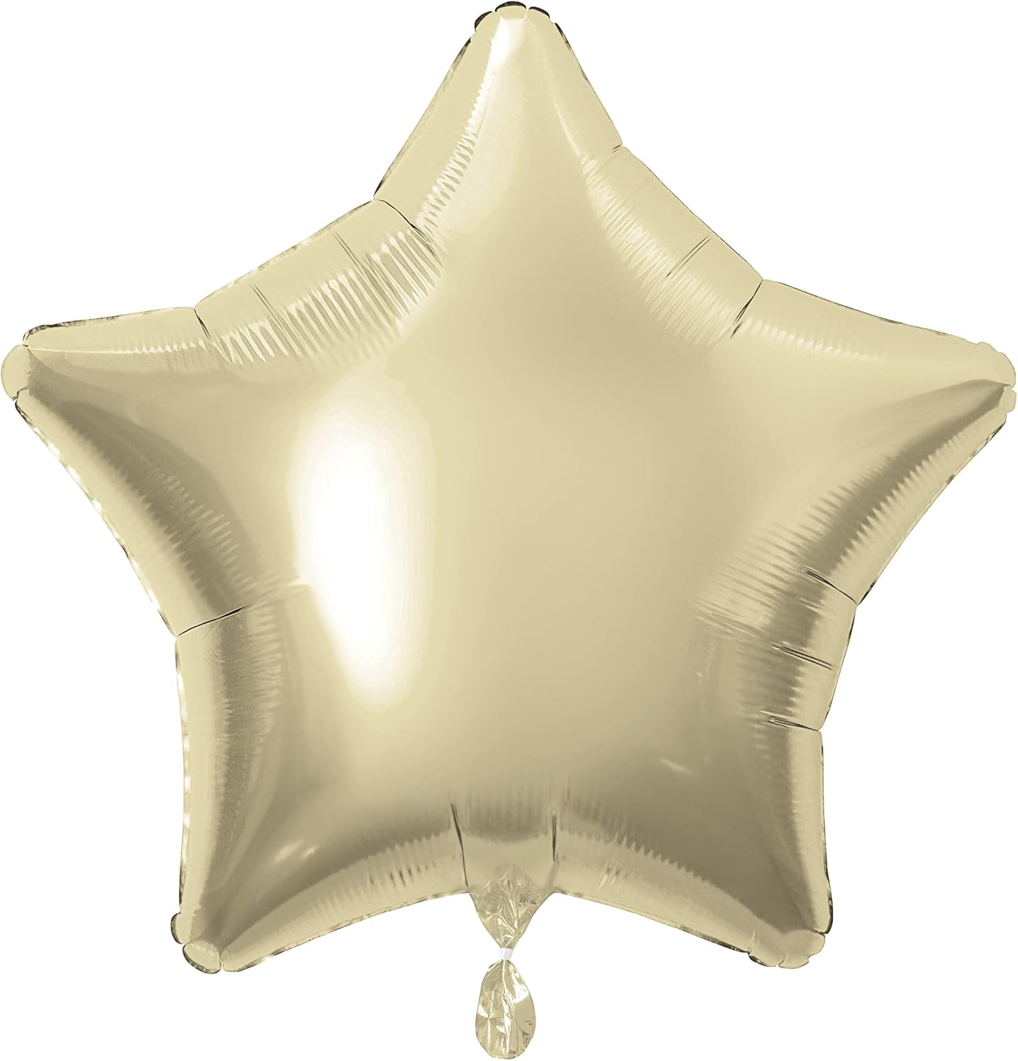 20" Foil Star Shaped Balloon - Champagne Gold Colour