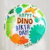 Happy Dino Birthday Foil Balloon