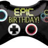 28" Epic Party Game Controller Foil Balloon - Fun Birthday Party Decor