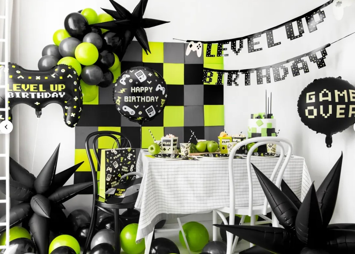 Gaming Happy Birthday Foil Balloon - Image 3