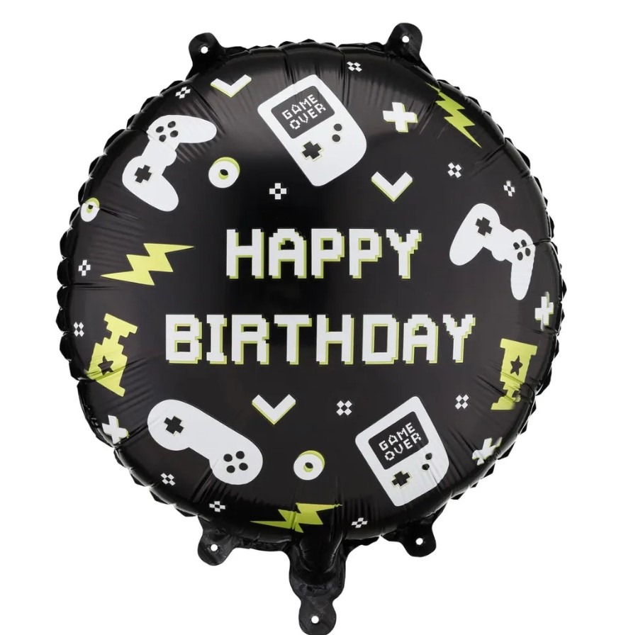 Gaming Happy Birthday Foil Balloon