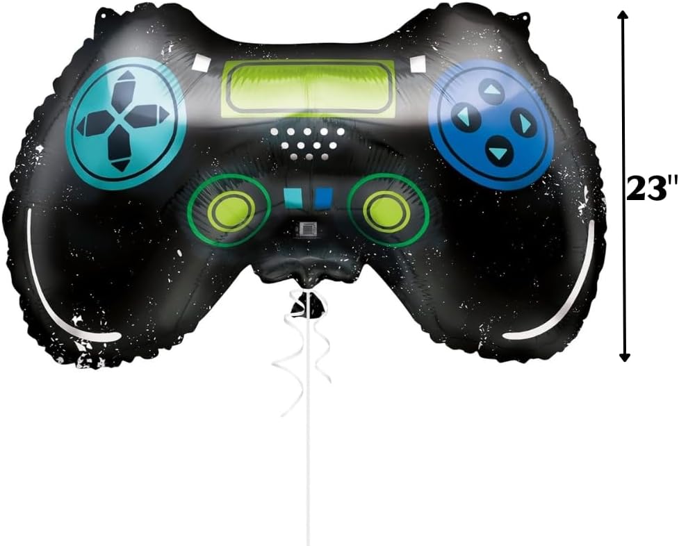 Game Controller Shaped Foil Balloon - 23" - Image 2