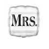 18" Foil Square Silver "Mrs." Wedding Balloon]