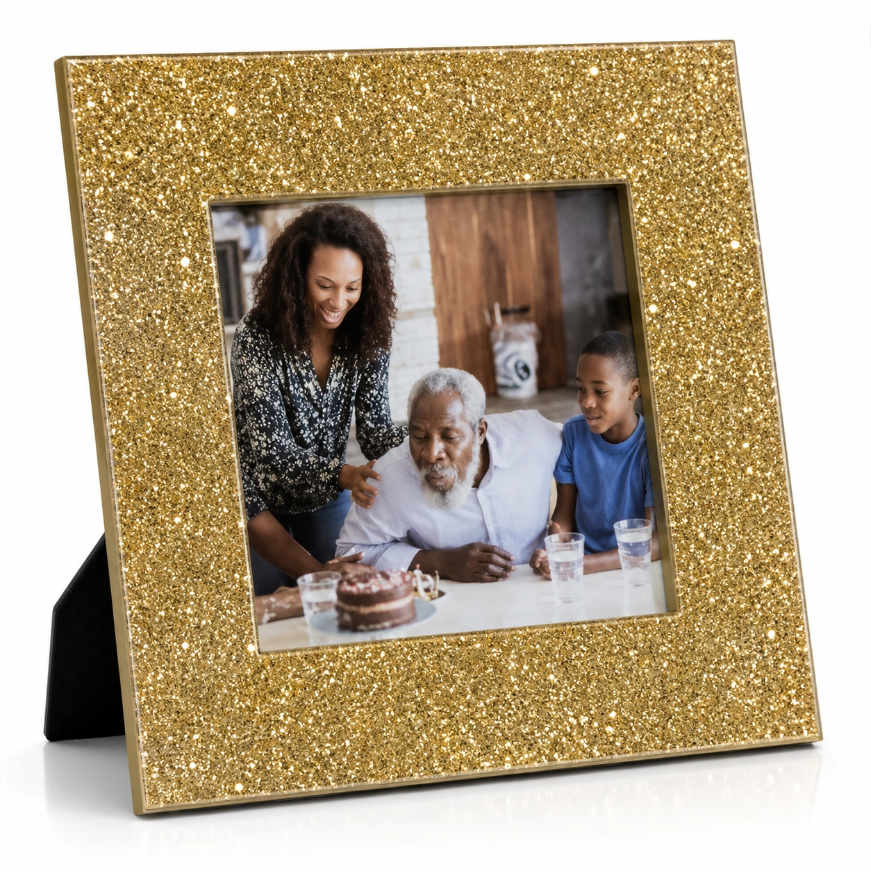 Gold Glitter Photo Frame