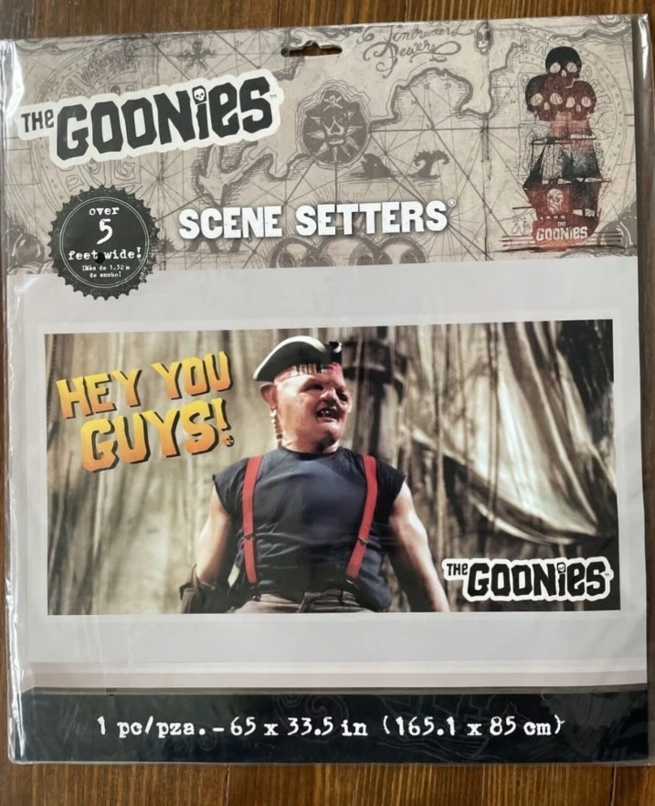 Goonies Wall Banner Scene Setter Halloween Party Decor backdrop