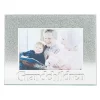 Silver Glitter Grandchildren Glass Picture Frame with Acrylic Letters - 5x3.5
