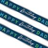 Happy Birthday Dad Foil Banner