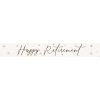 Happy Retirement Foil Banner