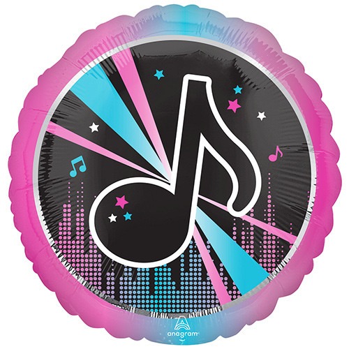 28 inch Internet Famous Music Note Foil Balloon