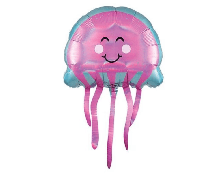 Iridescent Jellyfish Giant Helium Foil Balloon