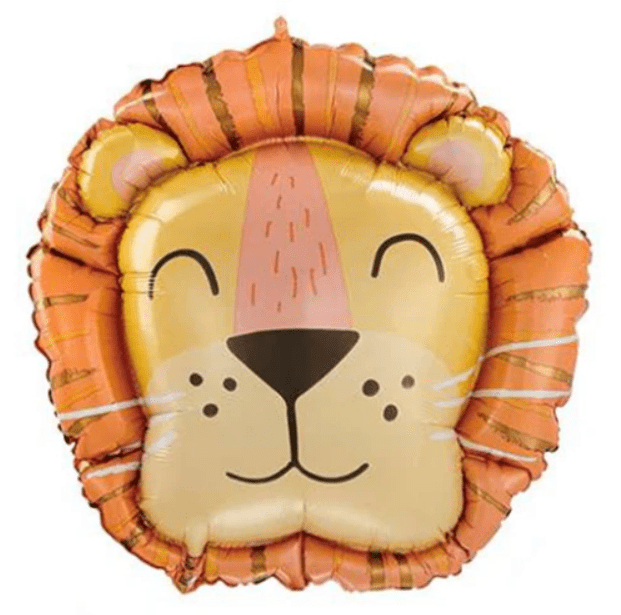 Lovely Lion Face Shaped Foil Balloon