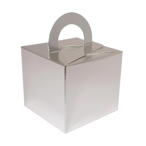Silver Paper Favour Gift Box