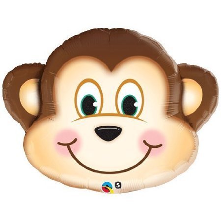 35 inches Mischievous Monkey Foil Balloon 1 Pack