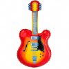 35 Inch Guitar Foil Balloon, Musical Theme Party Decoration