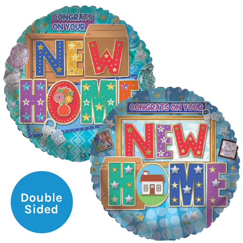 18 inch New Home Congrats Foil Balloon