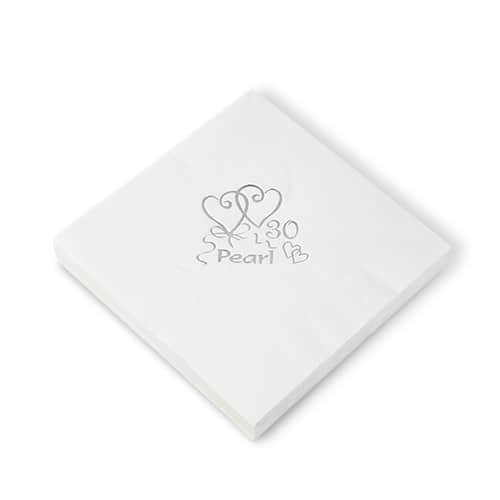 30TH WEDDING ANNIVERSARY NAPKIN