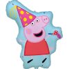 18 inch Peppa Pig Party Hat Foil Balloon