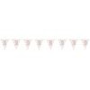 9ft Glitz Rose Gold 30th Birthday Bunting Banner