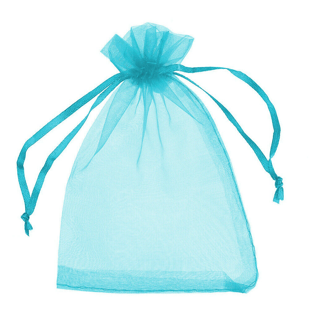 Teal Blue Favour Bag (9x12cm)