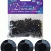 Black Diamante Crystal Table Confetti