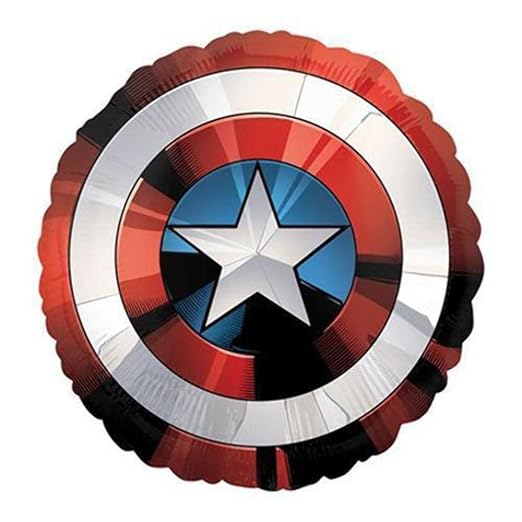 28" Captain America Avengers Shield Foil Balloon